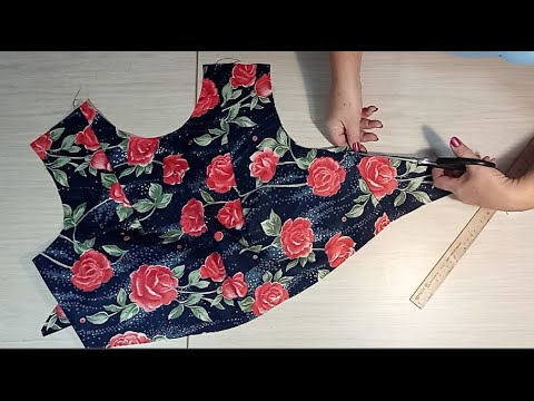 Видео: Теперь хожу по дому только в этом наряде. Отличный вариант для любой фигуры без боковых швов