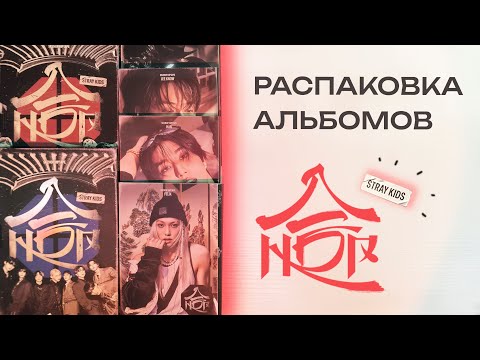 Видео: Stray Kids HOP Большая распаковка альбомов ✨