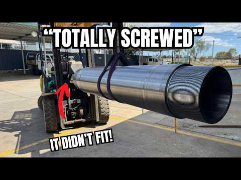 Видео: Обработка и установка ОГРОМНОГО резьбового соединения.