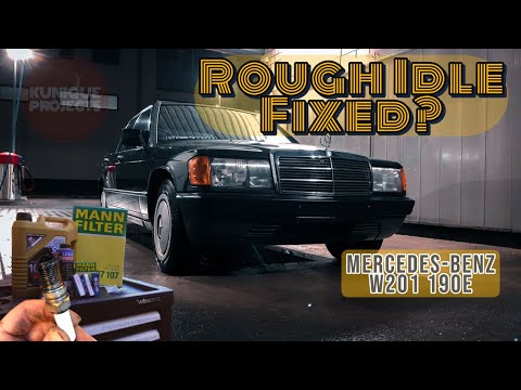 Видео: Mercedes Benz 190E W201 | Устранен неровный холостой ход? | Проблемы с холостым ходом решены?