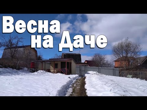 Видео: Первые весенние семейные выходные на даче.