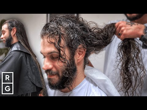 Видео: «Это САМАЯ ДЛИТЕЛЬНАЯ трансформация волос, которую я когда-либо делал» (КРУПНАЯ трансформация муж...