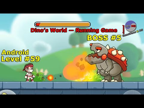 Видео: Level 59. Босс № 5. Прохождение игры Dino's World — Running Game на Android