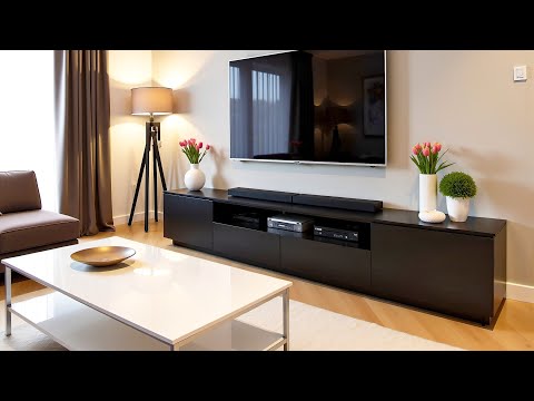 Видео: Лучшие идеи дизайна настенной подставки под телевизор 2025 года: современные настенные телевизоры...