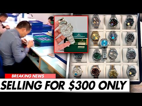 Видео: Rolex объявляет о снижении цен на часы класса люкс после разоблачения китайских производителей