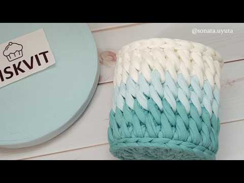 Видео: Красивый узор из трикотажной пряжи
