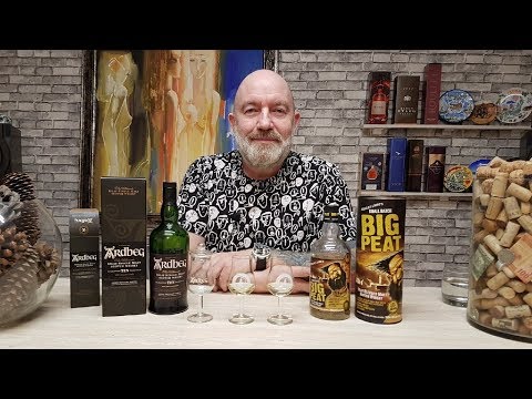 Видео: Виски Ardbeg TEN и Big Peat, сравнение.