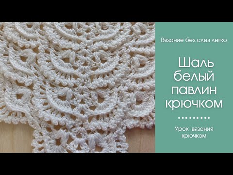 Видео: Как связать КРАСИВУЮ ШАЛЬ крючком. Авторская шаль крючком.
