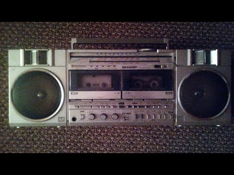 Видео: Мой бывший магнитофон SHARP GF-500. Небольшая его профилактика.