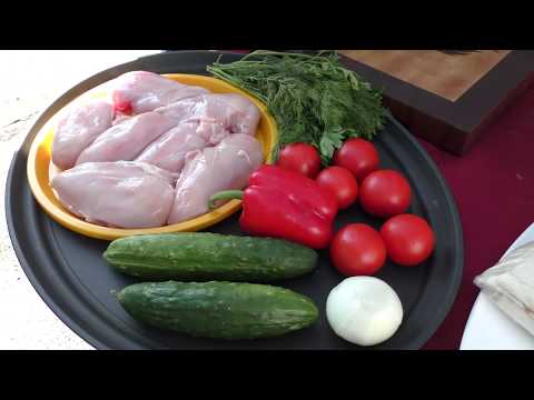 Видео: Куриный шашлык из сусального золота. Вкусный рецепт. Новое блюдо. Повторить может каждый.
