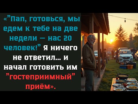 Видео: Только купил дачу. Сын: "Через час будем с толпой!" Я устроил им адский приём