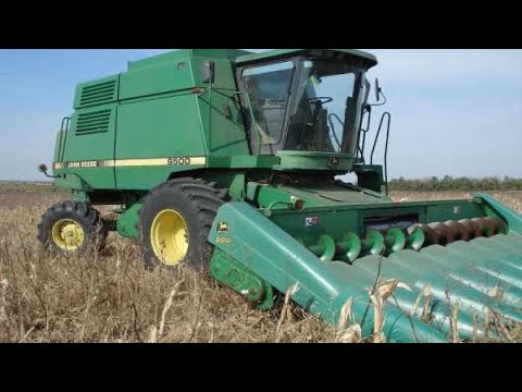 Видео: Убрали кукурузу «Джон - Диром».