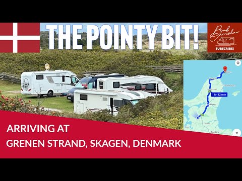 Видео: Прибытие в первый лагерь Гренен-Странд, Скаген, Верх Дании