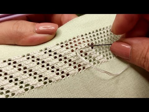 Видео: Чудова ідея обробки краю | КРАСИВА ОБРОБКА Края Вишивки | Beautiful Hand Embroidery