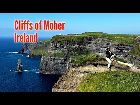 Видео: Cliffs of Moher. Ireland. Скалы Мохер в Ирландии. Визитная карточка страны☘️