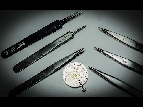 Видео: перетачиваем пинцеты часовые швейцарские
