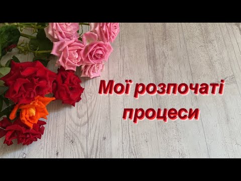 Видео: Всі мої розпочаті процеси / Вишивка хрестиком