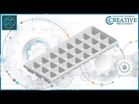 Видео: Уроки  Компас 3D. Форма для льда
