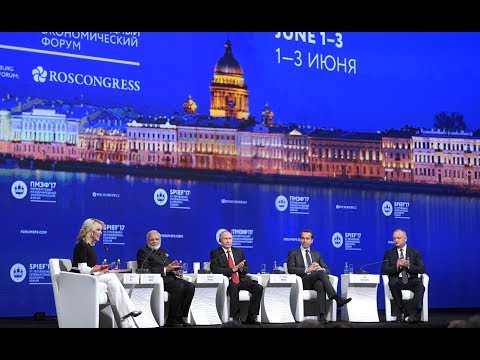 Видео: Дискуссия на пленарном заседании Петербургского международного экономического форума