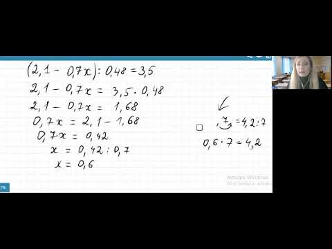 Видео: Уравнения с десятичными дробями. Математика 5 класс