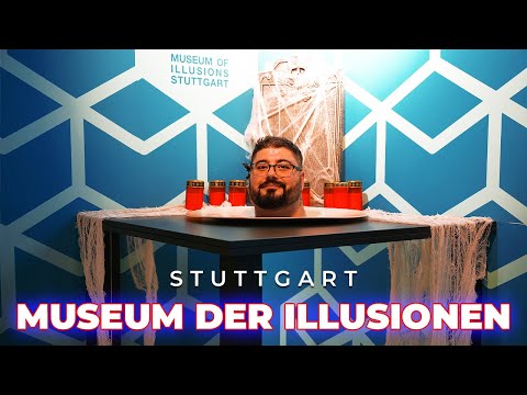 Видео: Museum der Illusionen Stuttgart / Музей иллюзии / Архитектура в библиотеке / Торговый центр MILANEO