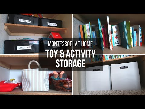 Видео: МОНТЕССОРИ ДОМА: Хранение и организация игрушек Монтессори (+ ВСЯ наша коллекция!)