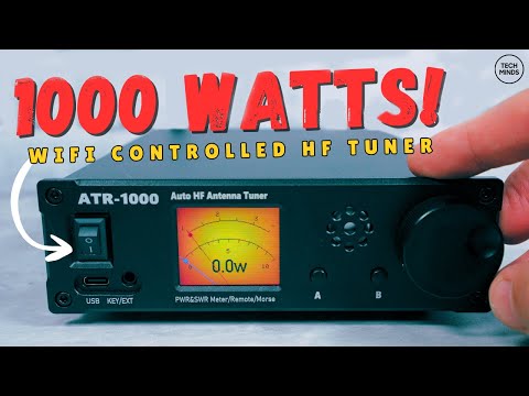 Видео: Мощный антенный тюнер КВ с управлением по Wi-Fi - ATR-1000