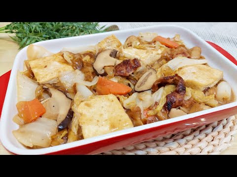 Видео: Вегетарианские домашние кухонные посуда│Чиная капуста и тофужвейский рецепт