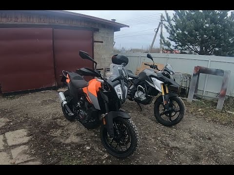 Видео: KTM 390 ADVENTURE  BMW 310 GS первые впечатления о легких тур эндуро