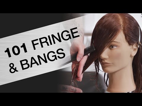 Видео: Как подстричь челку | Учебник по стрижке челки Fringe 101 | Kenra Professional