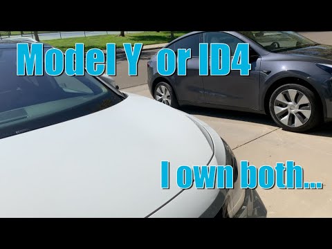 Видео: Сравнение ID4 и Tesla Model Y: владелец обоих