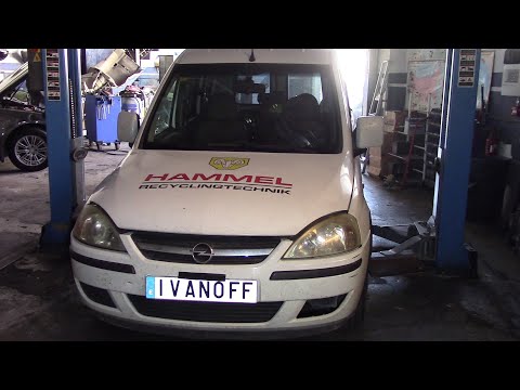 Видео: Opel Combo 2004  1 7DTI       Замена помпы