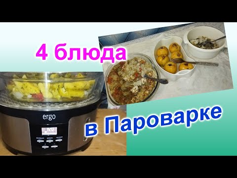 Видео: Как приготовить 4 блюда в пароварке на 3 дня (158)/Быстро и вкусно/Часть 2