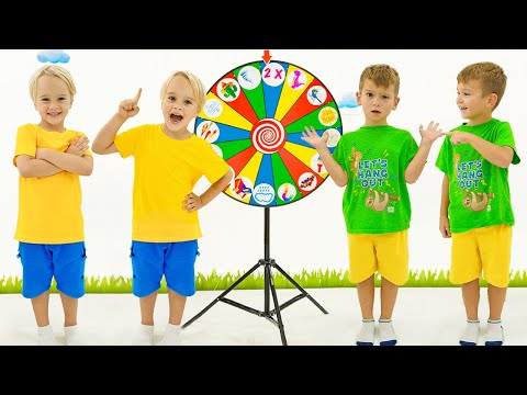 Видео: Крис играет с Волшебным колесом - Веселые истории с друзьями