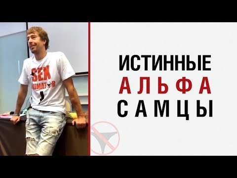 Видео: Алекс Лесли об истинных альфа-самцах