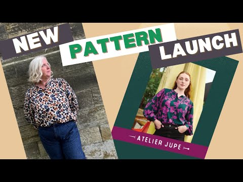 Видео: Шьем ПОТРЯСАЮЩУЮ новую выкройку блузки: Atelier Jupe ALEXA