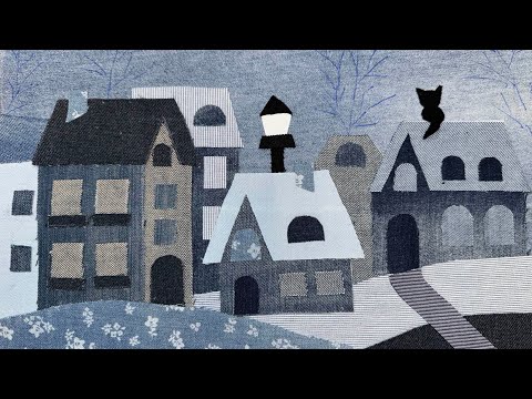 Видео: Домики из джинсы. 🏡✂️🏠Аппликация из ткани. Джинсовые домики🏡✂️🏠 PART 1 Recycling jeans, jeans houses