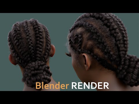Видео: Создание плетеных волос в технике блендинга