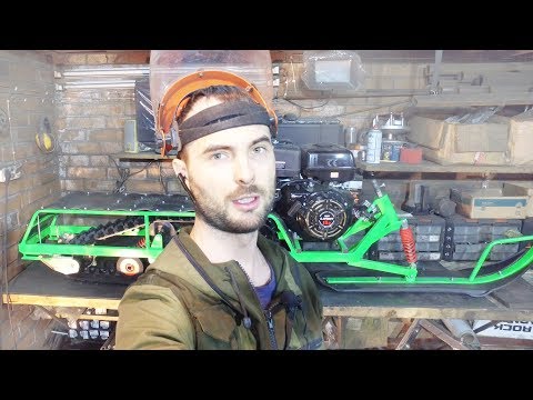 Видео: Сборка снегохода. Финиш. Mini bike snow