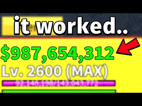 Видео: Тестирование всех глюков «миллиарда денег» в Blox Fruits