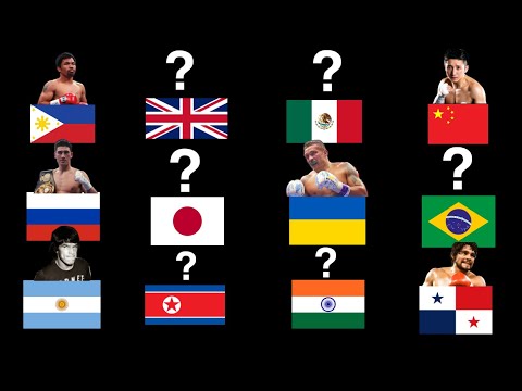 Видео: Лучшие боксеры из каждой страны от А до Я