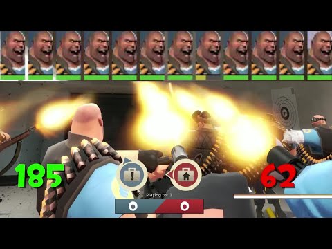 Видео: Что произойдет, если 12 Тяжеловесов окажутся на 2Fort?