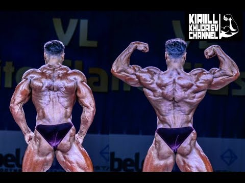 Видео: Кирилл Худаев , Тренировка спины за 10 дней до шоу Dennis James Classic 2018