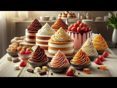 Видео: Кремы Extra Firm без яиц ▪ Легкий крем для торта