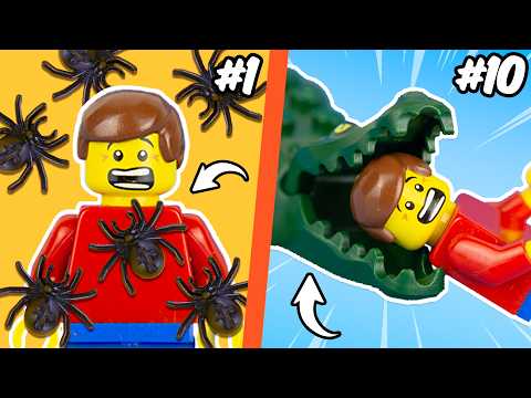 Видео: Построил Все Страхи Человека из LEGO