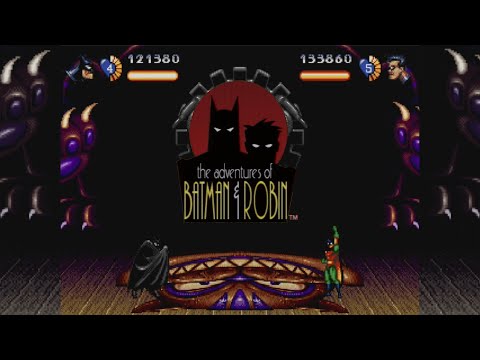 Видео: Adventures of Batman and Robin, Sega Genesis. Прохождение (walkthrough). Один за двоих)