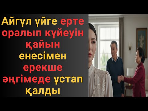 Видео: Айгүл үйге ерте оралып, күйеуін қайын енесімен ерекше әңгімеде ұстап қалды