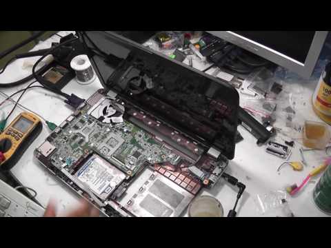 Видео: Оключаем нерабочий видеочип Quanta LX89 Долгая переделка в UMA