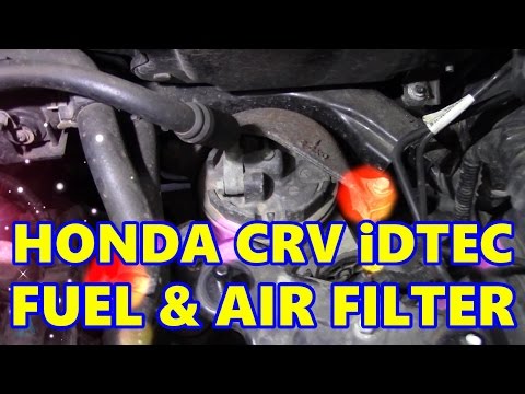 Видео: Топливные и воздушные фильтры Honda CRV iDTEC