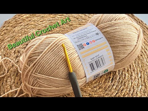 Видео: Эту технику вязания крючком вы еще не видели. схема вязания крючком